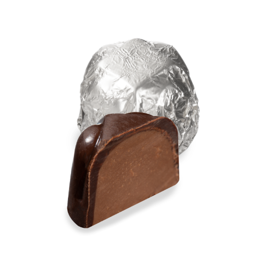 Parve Hazelnut Filled Truffles - 160 Truffles - Bulk