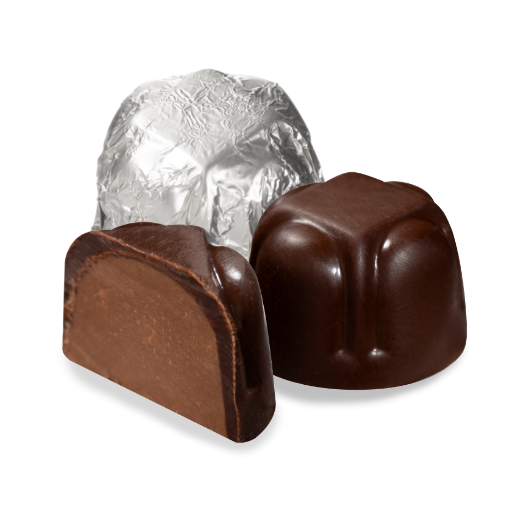 Parve Hazelnut Filled Truffles - 160 Truffles - Bulk